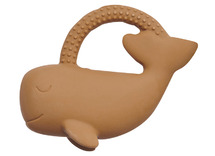 Bijtring - jollein - rubber whale caramel
