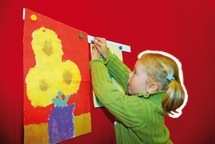 Metaalstrip - magnetisch - zelfklevend - wit - 3,5 x 100 cm - per stuk