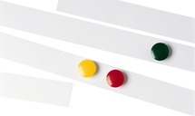 Metaalstrip - magnetisch - zelfklevend - wit - 3,5 x 100 cm - per stuk