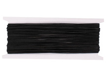 Koord - elastiekdraad - 1,0 mm x 25 m - zwart - per stuk