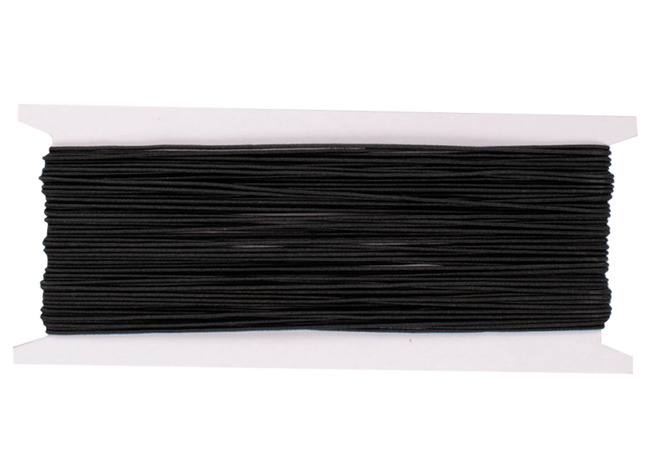 Koord - Elastiekdraad - 1,0 Mm X 25 M - Zwart - Per Stuk