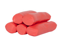 Boetseerklei - Creall Therm Junior - 2 kg - boetseren - rood - set van 5