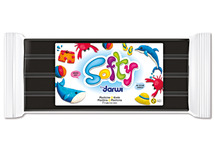 Boetseerklei - Darwi Softy - 500 g - zwart - per stuk