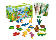 Blokken - Biobuddi - Educatieve Set - Wilde Dieren 240 Stuks
