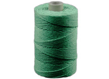 Koord - katoen - 0,1 cm x 140 m - macramé - groen - per stuk
