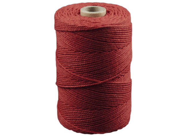 Touw - Katoen - 1,5 Mm X 140 M - Macramé - Rood - Per Stuk