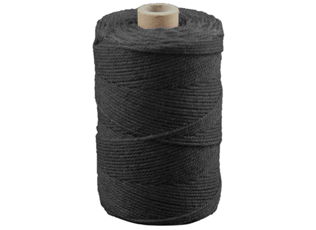 Touw - Katoen - 1,5 Mm X 140 M - Macramé - Zwart - Per Stuk