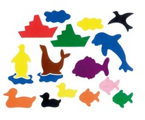 Plakfiguren - Ongegomd - Thema - zee - Set/3000