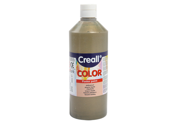 Verf - Plakkaatverf - Creall Color Metallic - 500 Ml - Goud - Per Stuk