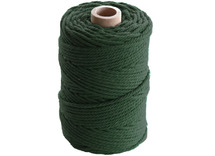 Koord - katoen - 0,2 cm x 70m - macramé - groen - per stuk