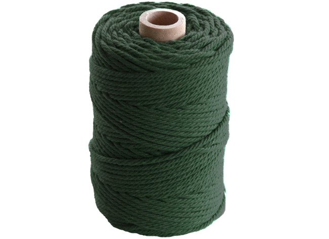 Touw - Katoen - 2,2 Mm X 70 M - Macramé - Groen - Per Stuk