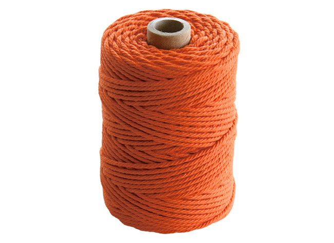 Touw - Katoen - 2,2 Mm X 70 M - Macramé - Oranje - Per Stuk