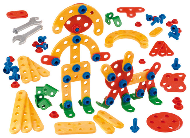 Bouwset - Technico - Junior - Constructieset - Set Van 161 Assorti