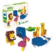 Blokken - Biobuddi - Educatieve Set - De Savanne 60 Stuks