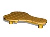 Robinia platform, klein