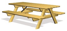 Outdoor - Picknicktafel