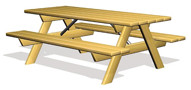 Outdoor - Picknicktafel