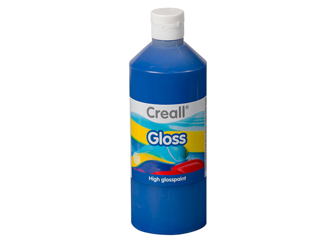 Verf - Polyvinylverf - Creall Gloss - 500 Ml - Donkerblauw - Per Stuk