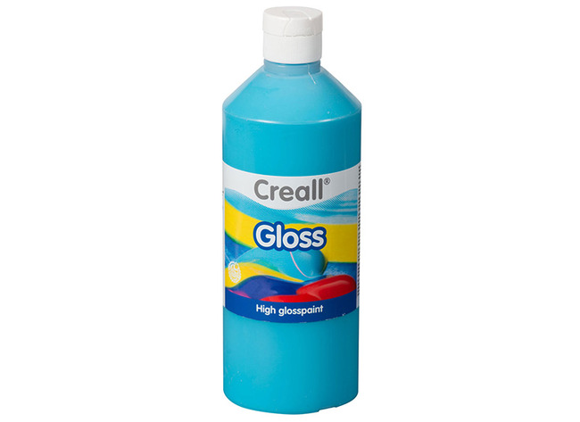 Verf - Polyvinylverf - Creall Gloss - 500 Ml - Groen-blauw - Per Stuk