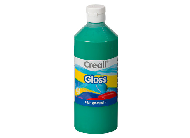Verf - Polyvinylverf - Creall Gloss - 500 Ml - Donkergroen - Per Stuk
