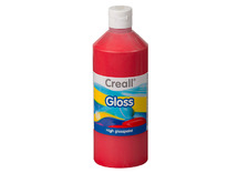 Verf - polyvinylverf - Creall Gloss - 500 ml - rood - per stuk