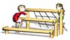Up- down net en balken
