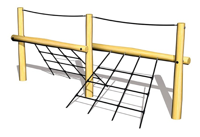 Up- Down Loopbrug Met Netten