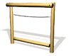 Balanceerboom met touw