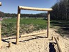 Balanceerboom met touw