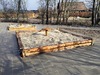 Robinia balk, 2 lagen, per meter