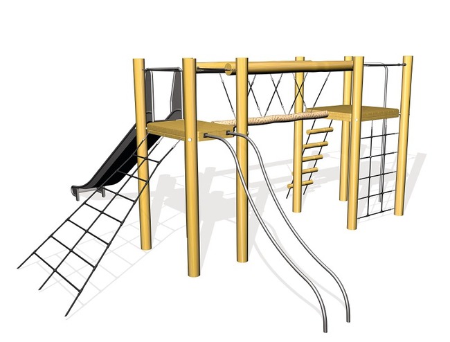 Robinia, Speeltoren Met Loopbrug