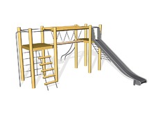 Robinia, speeltoren met loopbrug