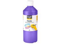 Verf - parelmoerverf - Creall Pearl - fles van 500 ml - violet - per stuk