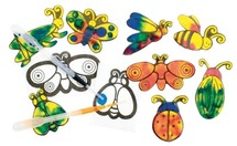 Figuren - insecten - Roylco - kleurverspreidend papier - set van 80 assorti
