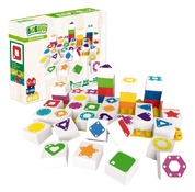 Blokken - Biobuddi - Educatieve Set - Vormen 42 Stuks