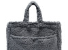 Luiertas - Jollein - teddy - storm grey - per stuk