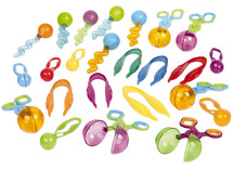 Fijne motoriek - Learning Resources Helping Hands - schepschaar - pincet - pipet - knijptang - voordeelpakket - set van 24 assorti