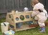 Sensorische hoek - Outdoor baby & toddler crawl up sorteertafel