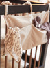Doek - Jollein - hydrofiel monddoekje - 31 x 31 cm - meadow chestnut - set van 3