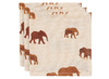 Doek - Jollein - hydrofiel monddoekje - 31 x 31 cm - savannah - set van 3