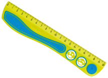 Latten - meetlat - Maped Kidy'Grip - 20 cm - anti-slip - per stuk