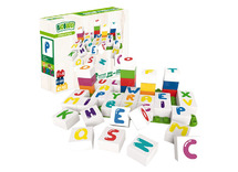 Blokken - Biobuddi - Educatieve Set - Hoofdletters 42 Stuks