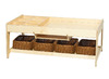Multisensorische Speeltafel - Ontdektafel - 4 mandjes - per stuk