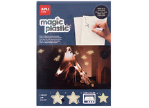 Creapapier - Krimpfolie - Apli - glow in the dark - set van 3 vellen