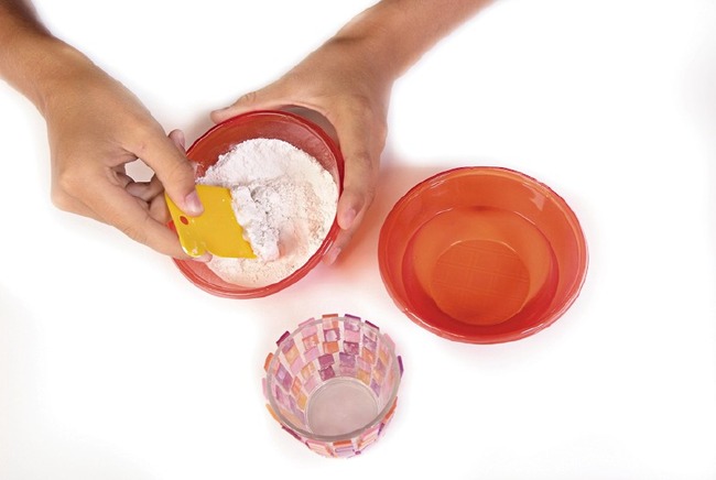 Vormen - Mozaiekvormen - 1 Cm - Hars - Gekleurd - Glitter - 150 G - Per Set