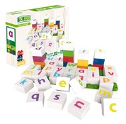 Blokken - Biobuddi - Educatieve Set - Kleine Letters 42 Stuks
