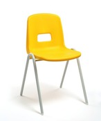 Zithoogte 46 cm - kuip donkergeel