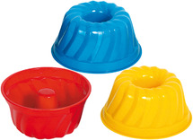 Zand en water  -  zandvormen - gebakjes - 6 stuks