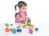 Open-ended - tickit Rainbow Wooden Stars - sterren - hout - gekleurd - set van 21