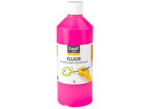 Verf - Fluor - Creall - 500 Ml - roze - per stuk
